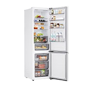 LG 375 л | Холодильник з нижньою морозильною камерою | DoorCooling+ | FRESHBalancer™ | LG ThinQ, Вид збоку на габарити, GC-B509EQTM, thumbnail 14