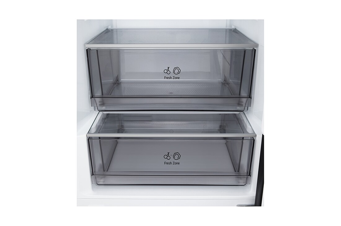 LG 375 л | Холодильник з нижньою морозильною камерою | DoorCooling+ | Multi AirFlow | LG ThinQ, Складана полиця, GC-B509ETLM, thumbnail 8
