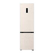 LG 375 л | Холодильник з нижньою морозильною камерою | DoorCooling+ | Multi AirFlow | LG ThinQ, Вид спереду (двері зачинені), GC-B509EELM, thumbnail 1