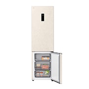 LG 375 л | Холодильник з нижньою морозильною камерою | DoorCooling+ | Multi AirFlow | LG ThinQ, Вид зліва (двері зачинені), GC-B509EELM, thumbnail 10