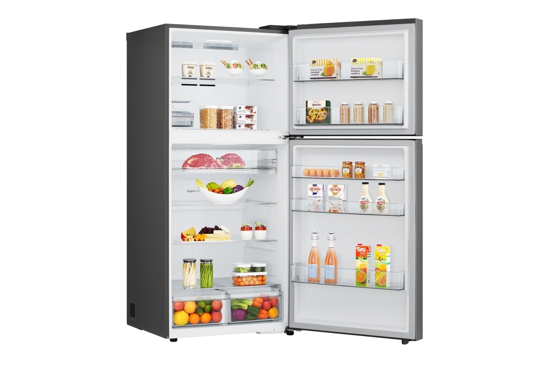 LG 612 л | Холодильник з верхньою морозильною камерою | DoorCooling+ | Hygiene Fresh | LG ThinQ, Right side view, GR-H922HMBQ, thumbnail 7