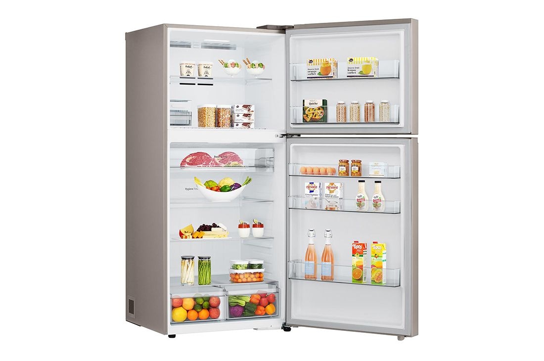 LG 612 л | Холодильник з верхньою морозильною камерою | DoorCooling+ | Hygiene Fresh | LG ThinQ, LeftSideOpen_Food, GR-H922PEBQ, thumbnail 7
