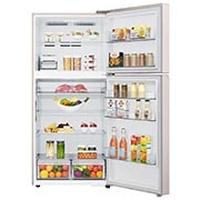 LG 612 л | Холодильник з верхньою морозильною камерою | DoorCooling+ | Hygiene Fresh | LG ThinQ, FrontOpen_Food, GR-H922PEBQ, thumbnail 2