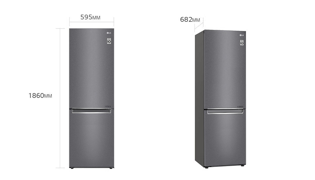 LG GA-B459SLCM: купити холодильник LG GA-B459SLCM | LG Україна