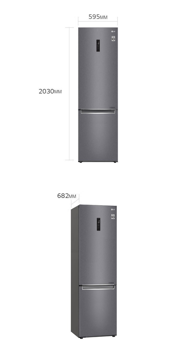 LG GA-B509SLKM: купити холодильник LG GA-B509SLKM | LG Україна