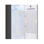 LG Парова система догляду за одягом LG Styler | TrueSteam™ | 3 речей + 1 брюки, Крупний план під кутом ліворуч на відкритий прес для штанів без одягу., S3MFC, thumbnail 11