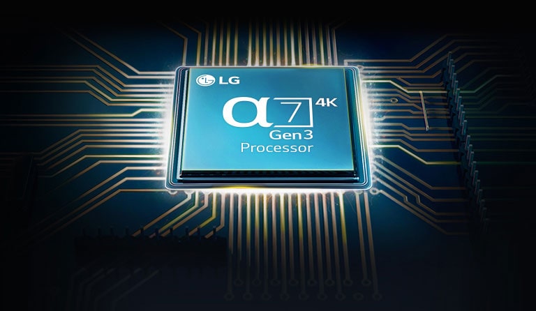 Чип Alpha 7, встановлений на материнській платі.