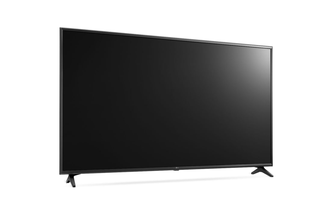 LG 65'' Ultra HD телевізор з технологією 4K Активний HDR, Вид збоку під кутом 30° з показаним зображенням, 65UM7050PLA, thumbnail 6