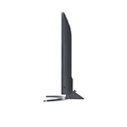 LG Телевізор Ultra HD 43UN74006LB зі штучним інтелектом ThinQ , Вид збоку під кутом 90° з показаним зображенням, 43UN74006LB, thumbnail 4