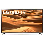 LG 75'' Ultra HD телевізор з технологією 4K Активний HDR, Вид спереду з показаним зображенням, 75UM7050PLA, thumbnail 1