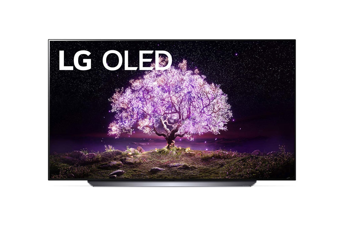 LG Телевізор LG OLED C1 | 65 дюймів | 4K | 2021, Вид спереду, OLED65C14LB