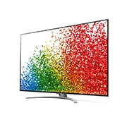 LG Телевізор LG NanoCell 99 | 65 дюймів | 8K | 2021, Вид збоку під кутом 30° із показаним зображенням, 65NANO996PB, thumbnail 3