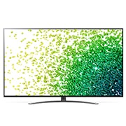 LG Телевізор LG NanoCell 86 | 65 дюймів | 4K | 2021, Вид спереду з показаним зображенням, 65NANO866PA, thumbnail 2
