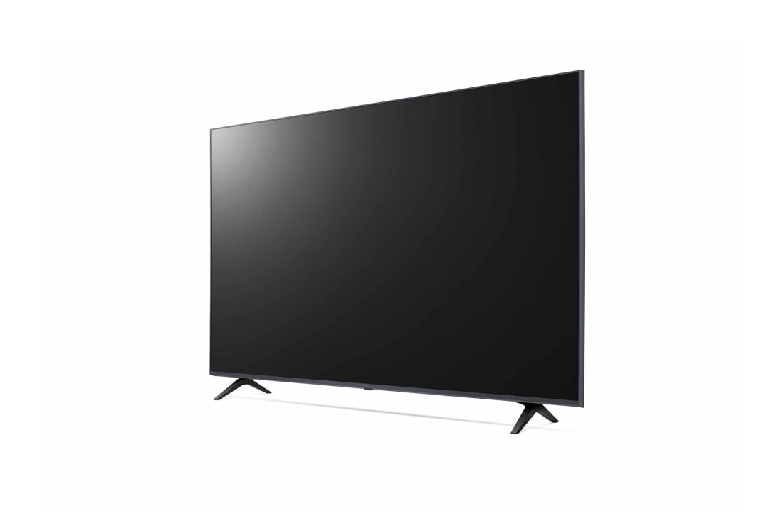 LG Телевізор LG UP77 | 50 дюймів | 4K | 2021, Вид збоку під кутом 30°, 50UP77006LB, thumbnail 3