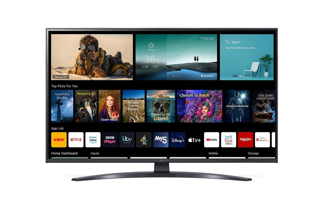 LG Телевізор LG UP78 | 43 дюйми | 4K | 2021, 43UP78006LB, thumbnail 3