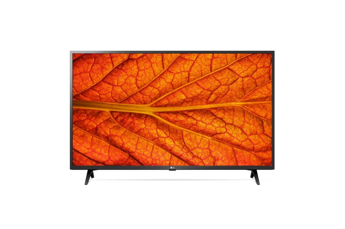 LG Телевізор LG LM6370 | 43 дюйми | Full HD | 2021, Вид спереду із зображенням-заповнювачем, 43LM6370PLA