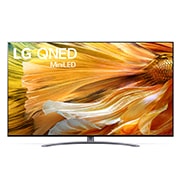 LG Телевізор LG QNED MiniLED 91 | 65 дюймів | 4K | 2021, Вид телевізора LG QNED спереду, 65QNED916PA, thumbnail 1