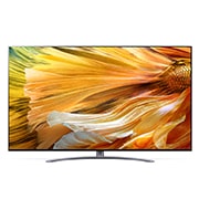 LG Телевізор LG QNED MiniLED 91 | 65 дюймів | 4K | 2021, Вид спереду з показаним зображенням, 65QNED916PA, thumbnail 2