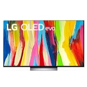 LG Телевізор LG OLED evo C2 | 65 дюймів | 4K | 2022, Front view , OLED65C24LA, thumbnail 1