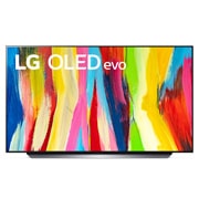 LG Телевізор LG OLED evo C2 | 48 дюймів | 4K | 2022, Front view , OLED48C24LA, thumbnail 1