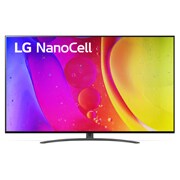 LG Телевізор LG NanoCell 82 | 50 дюймів | 4K | 2022, Вид спереду телевізора&nbsp;LG з технологією NanoCell, 50NANO826QB, thumbnail 1