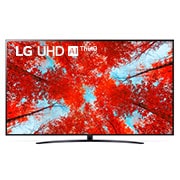 LG Телевізор LG UQ91 | 86 дюймів | 4K | 2022, Вид спереду з показаним зображенням, 86UQ91006LA, thumbnail 1