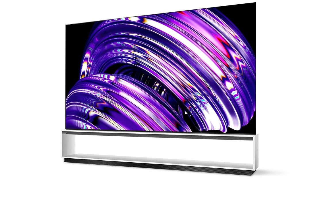 LG Телевізор LG SIGNATURE OLED 8K Z2 | 88 дюймів | 8K | 2022, Slightly-angled side view , OLED88Z29LA, thumbnail 2
