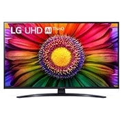 LG Телевізор LG UHD UR81 | 43 дюйми | 4K | 2023, Вид спереду телевізора LG UHD, 43UR81006LJ, thumbnail 1