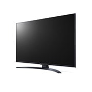 LG Телевізор LG UHD UR81 | 43 дюйми | 4K | 2023, Вид збоку під кутом 30°, 43UR81006LJ, thumbnail 3