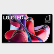 LG Телевізор LG OLED evo G3 | 55 дюймів | 4K | 2023, Огляд телевізора LG OLED evo спереду з емблемою «Найкращий OLED-телевізор у світі протягом 11 років» і логотипом «5 років гарантії на панель» на екрані, OLED55G36LA, thumbnail 1