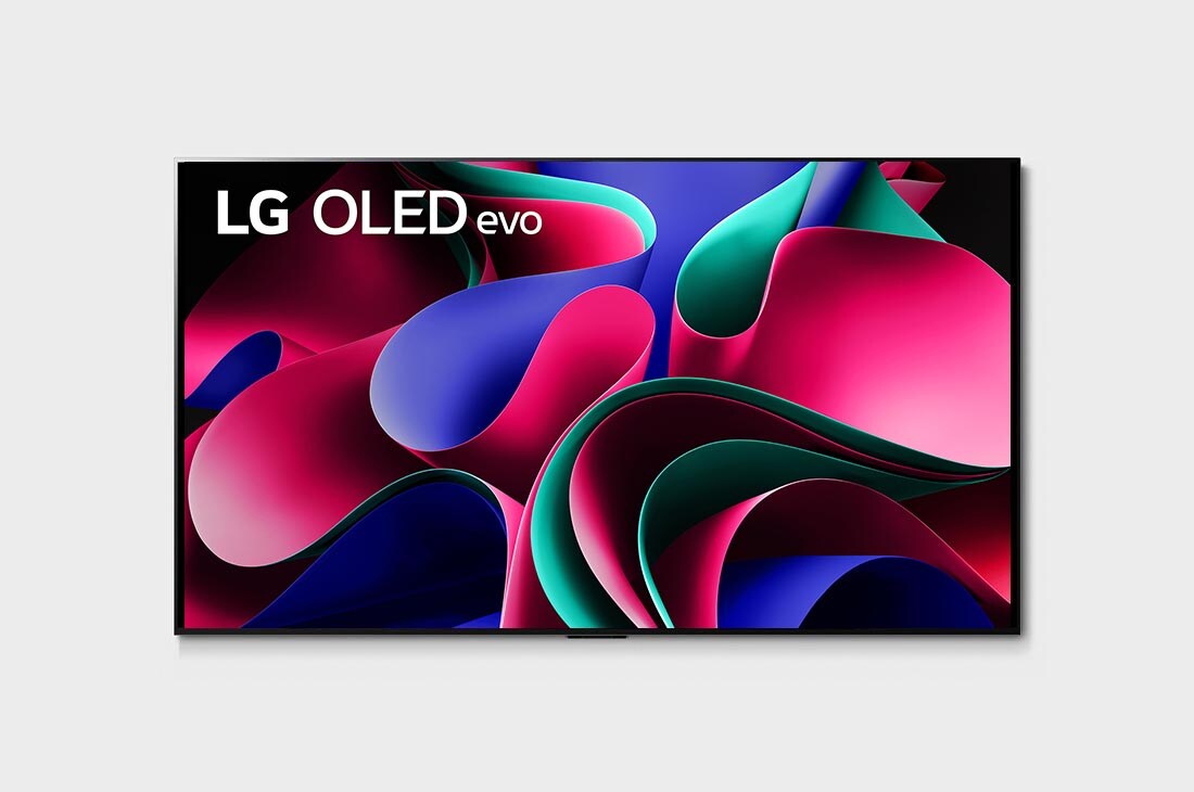 LG Телевізор LG OLED evo G3 | 65 дюймів | 4K | 2023, Огляд телевізора LG OLED evo спереду з емблемою «Найкращий OLED-телевізор у світі протягом 11 років» і логотипом «5 років гарантії на панель» на екрані, OLED65G36LA