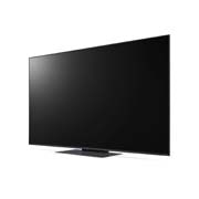 LG Телевізор LG UHD UR91 | 55 дюймів | 4K | 2023, Вид збоку під кутом 30°, 55UR91006LA, thumbnail 3