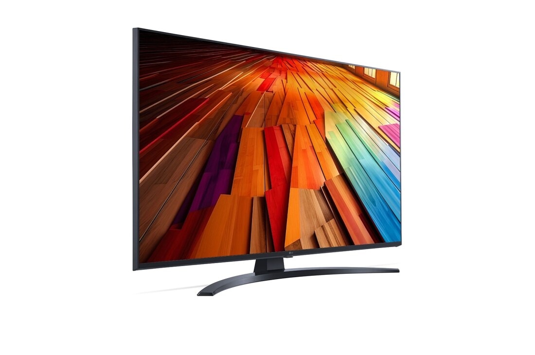LG Телевізор LG UHD AI UT81 | 43  дюйми | 4K | 2024, Телевізор LG UHD TV, UT81, вигляд спереду, 43UT81006LA, thumbnail 2