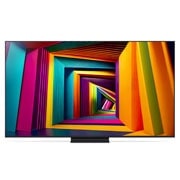 LG Телевізор LG UHD AI UT91 | 65  дюймів | 4K | 2024, Телевізор LG UHD TV, UT91, вигляд спереду, 65UT91006LA, thumbnail 2