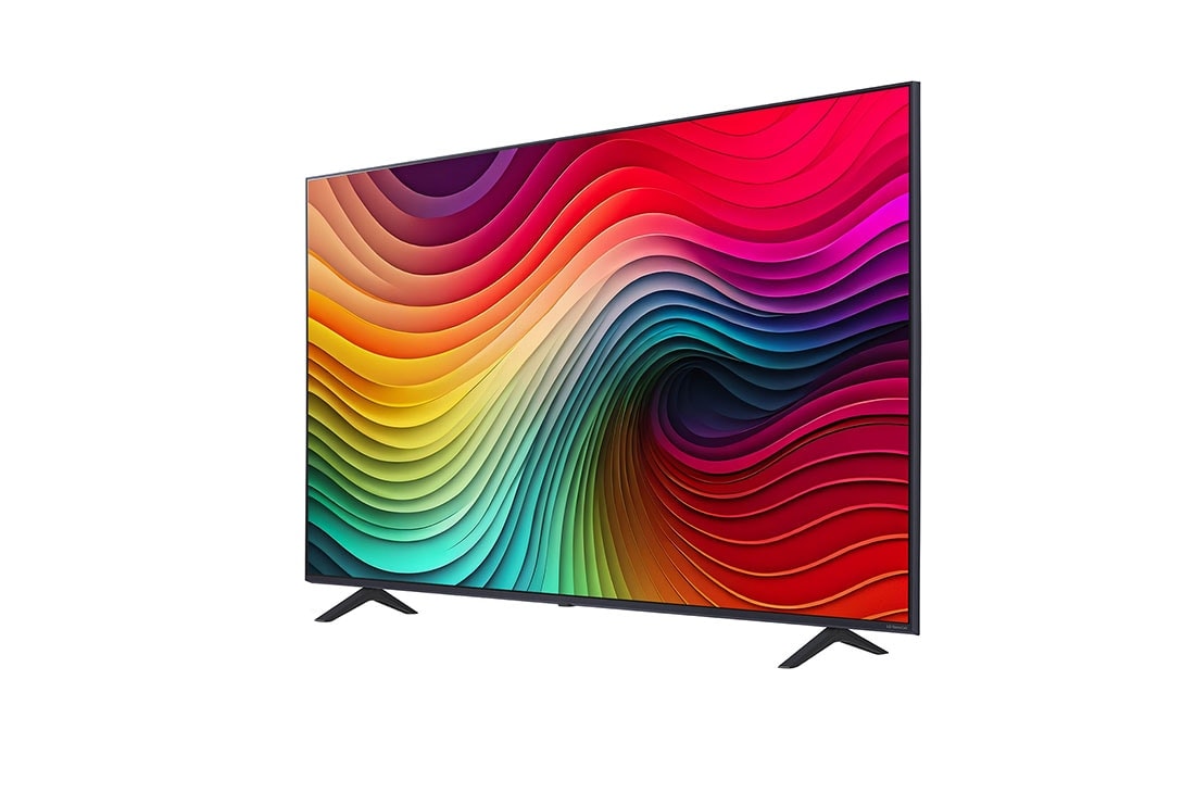 LG Телевізор LG NanoCell AI 81 | 55  дюймів | 4K | 2024, Телевізор LG NanoCell TV, NANO80, вигляд зліва трохи під кутом, 55NANO81T6A, thumbnail 3