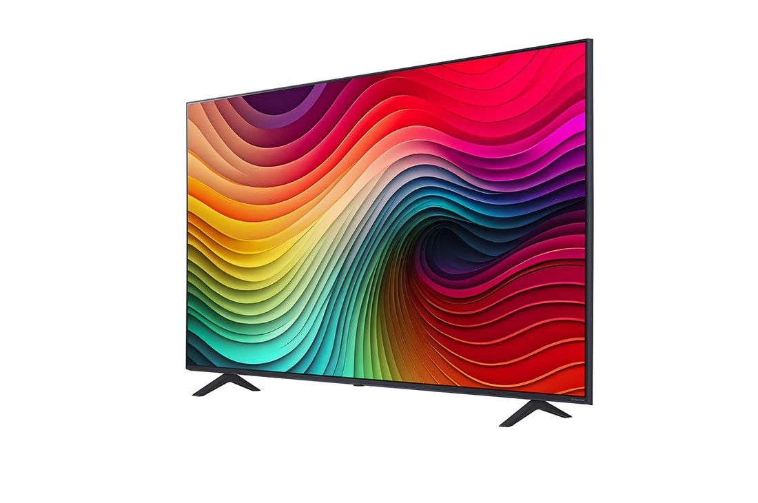 LG Телевізор LG NanoCell AI 81 | 65  дюймів | 4K | 2024, Телевізор LG NanoCell TV, NANO80, вигляд зліва трохи під кутом, 65NANO81T6A, thumbnail 3