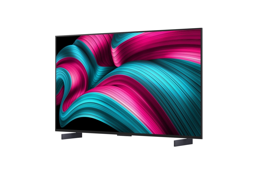 LG Телевізор LG OLED evo AI C5 | 42 дюймів | 4K Smart TV | 2025, Right view, OLED42C54LA, thumbnail 5