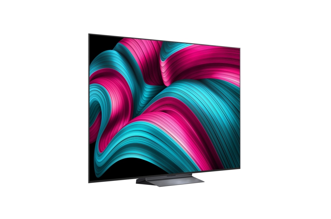 LG Телевізор LG OLED evo AI C5 | 77 дюймів | 4K Smart TV | 2025, Left view, OLED77C54LA, thumbnail 3