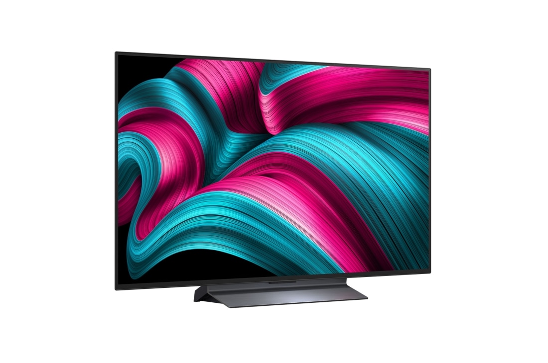LG Телевізор LG OLED evo AI C5 | 48 дюймів | 4K Smart TV | 2025, Left view , OLED48C54LA, thumbnail 2