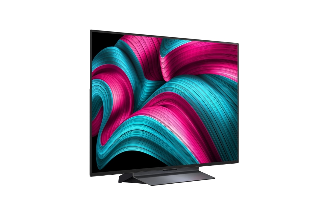 LG Телевізор LG OLED evo AI C5 | 48 дюймів | 4K Smart TV | 2025, Left view , OLED48C54LA, thumbnail 3