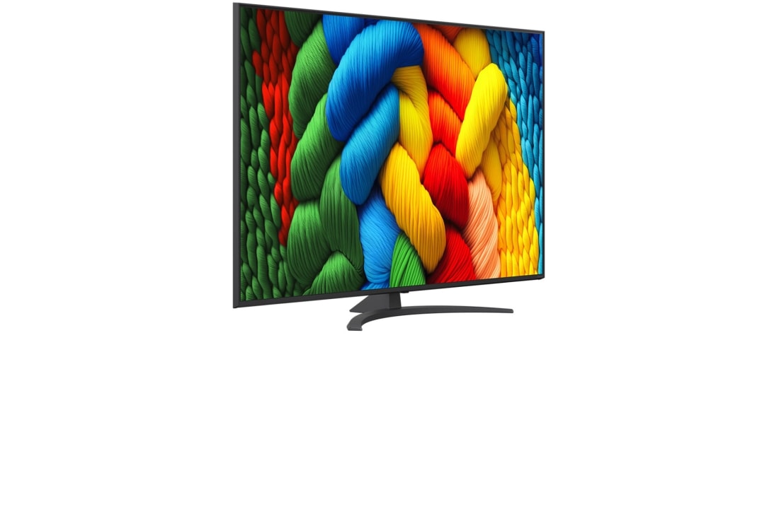 LG Телевізор LG NanoCell AI NANO81 | 86 дюймів | 4K Smart TV | 2025, Телевізор LG NanoCell NANO80 TV, вигляд іззаду., 86NANO81A6A, thumbnail 3