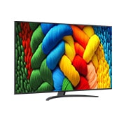 LG Телевізор LG NanoCell AI NANO81 | 75 дюймів | 4K Smart TV | 2025, side view, 75NANO81A6A, thumbnail 2