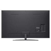 LG Телевізор LG NanoCell AI NANO81 | 75 дюймів | 4K Smart TV | 2025, Екран LG TV з AI Magic Remote на передньому плані. Виділено кнопку AI, а в словесній бульбашці відображається текст «Запропонуй фільм, який мені сподобається». На екрані відображається піктограма кори, 75NANO81A6A, thumbnail 10