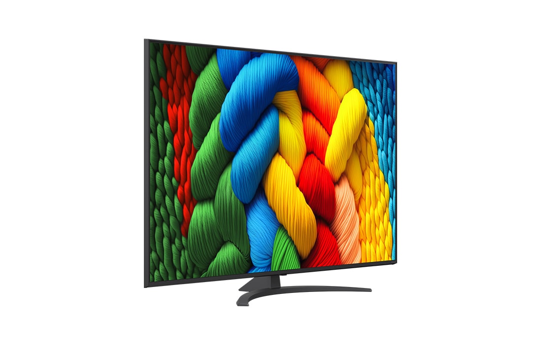 LG Телевізор LG NanoCell AI NANO81 | 65 дюймів | 4K Smart TV | 2025, Телевізор LG NanoCell NANO80 TV, вигляд іззаду., 65NANO81A6A, thumbnail 3