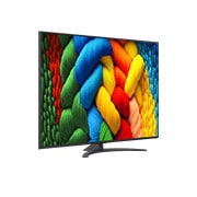LG Телевізор LG NanoCell AI NANO81 | 65 дюймів | 4K Smart TV | 2025, Телевізор LG NanoCell NANO80 TV, вигляд іззаду., 65NANO81A6A, thumbnail 3