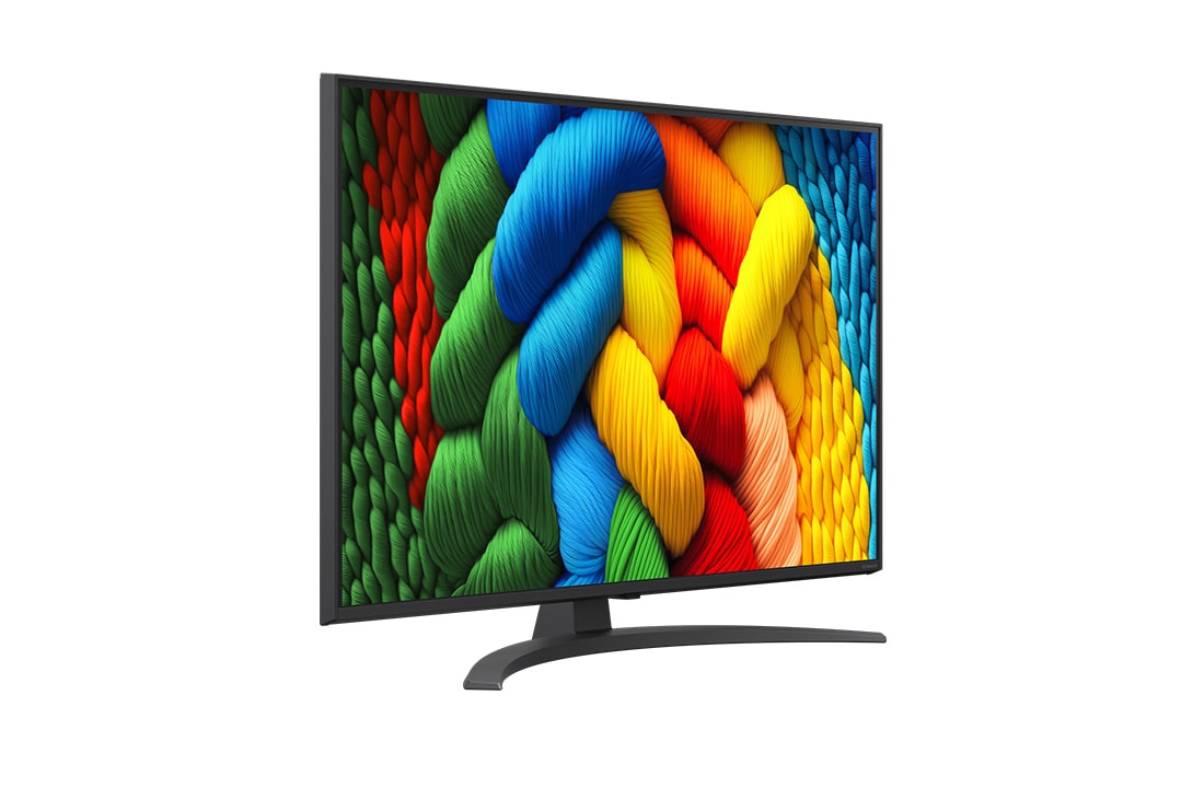 LG Телевізор LG NanoCell AI NANO81 | 43 дюймів | 4K Smart TV | 2025, Телевізор LG NanoCell NANO80 TV, вигляд іззаду., 43NANO81A6A, thumbnail 3