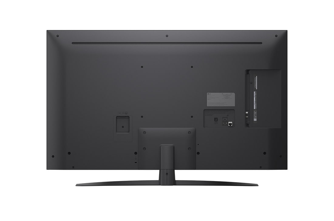 LG Телевізор LG NanoCell AI NANO81 | 43 дюймів | 4K Smart TV | 2025, Екран LG TV з AI Magic Remote на передньому плані. Виділено кнопку AI, а в словесній бульбашці відображається текст «Запропонуй фільм, який мені сподобається». На екрані відображається піктограма кори, 43NANO81A6A, thumbnail 10