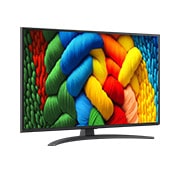 LG Телевізор LG NanoCell AI NANO81 | 43 дюймів | 4K Smart TV | 2025, side view, 43NANO81A6A, thumbnail 2