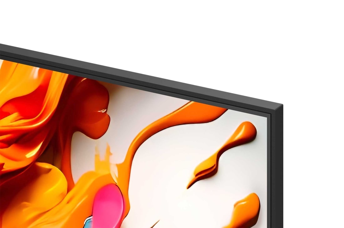 LG Телевізор LG QNED evo AI QNED9M MiniLED | 65 дюймів | 4k Smart TV | 2025, Splashes of paint burst from the floor up in diverse colors. Intertrek certification for 100% Color Volume to DCI-P3. The title talks about LG’s new and unique wide color gamut technology that allows , 65QNED9MA6B, thumbnail 7