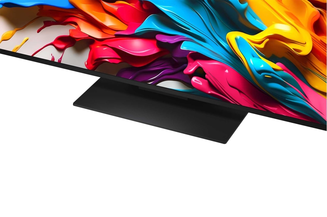 LG Телевізор LG QNED evo AI QNED9M MiniLED | 65 дюймів | 4k Smart TV | 2025, 3D holographic flower in many different shades and hues against a black background. The definition and detail of the flower shows off QNED MiniLED's capability to produce visuals with exceptional colo, 65QNED9MA6B, thumbnail 8